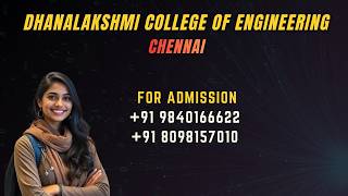 DHANALAKSHMI TOP 10 LOW FEES BEST AUTONOMOUS ENGINEERING COLLEGE IN CHENNAI