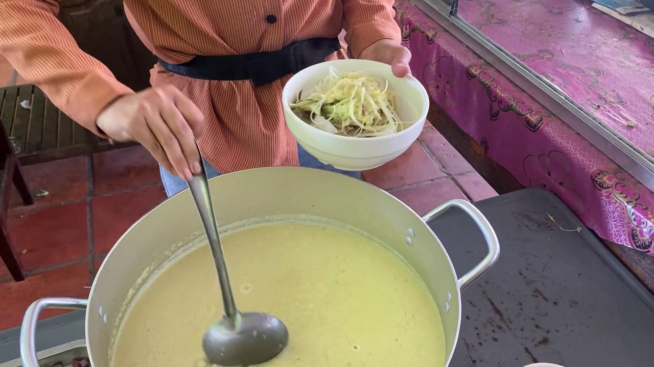 Khmer Noodle at Preah Dak Village, Siem Reap, Cambodia.