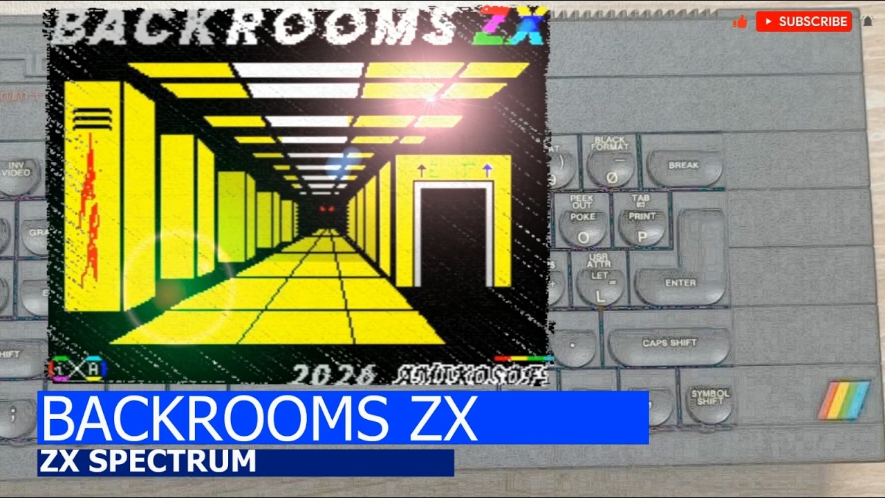 Indie Retro News: BACKROOMS ZX - This new ZX Spectrum game by