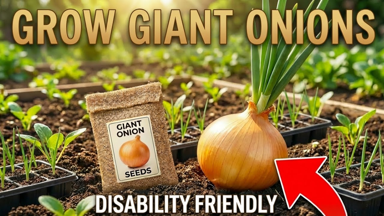 I’m growing huge onions 🧅 in 2026!