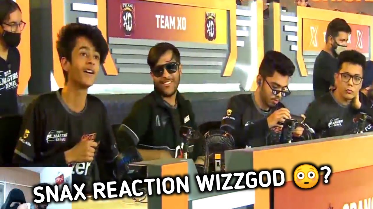 snax reaction wizzgod reflex in nodwin lan | snax shocked his by ...