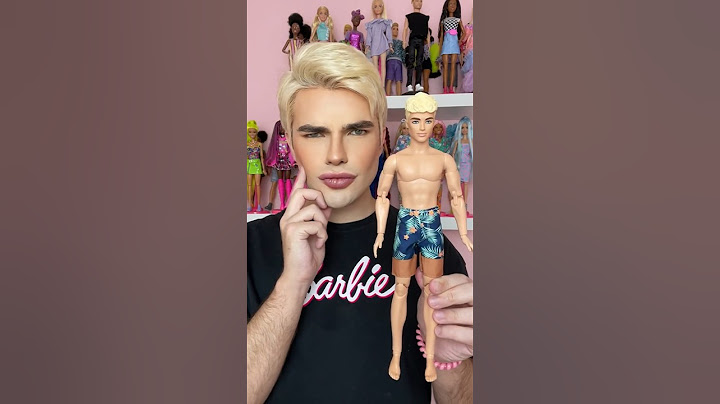Ken da Barbie com look vermelho e azul ❤️💙 #barbie
