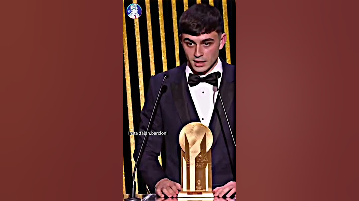 بيدري يشكر ميسي بعد حصوله على جائزة الفتى الذهبي