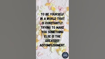 July 1, 2025 | This Is the Realest Quote About Being Yourself #shorts #authenticity #emerson