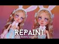 REPAINT ! Beach Bunny Summer Lolita OOAK Ever After High C.A Cupid Doll Custom Tutorial