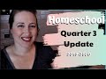 Homeschool Update - 3rd Quarter 2019-2020 - 4th, 2nd, &amp; Kinder + 4th Grade California History Report