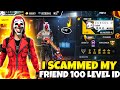 Deleting 100 level id in free fire  prank on icecold ff highest level player  garena free fire