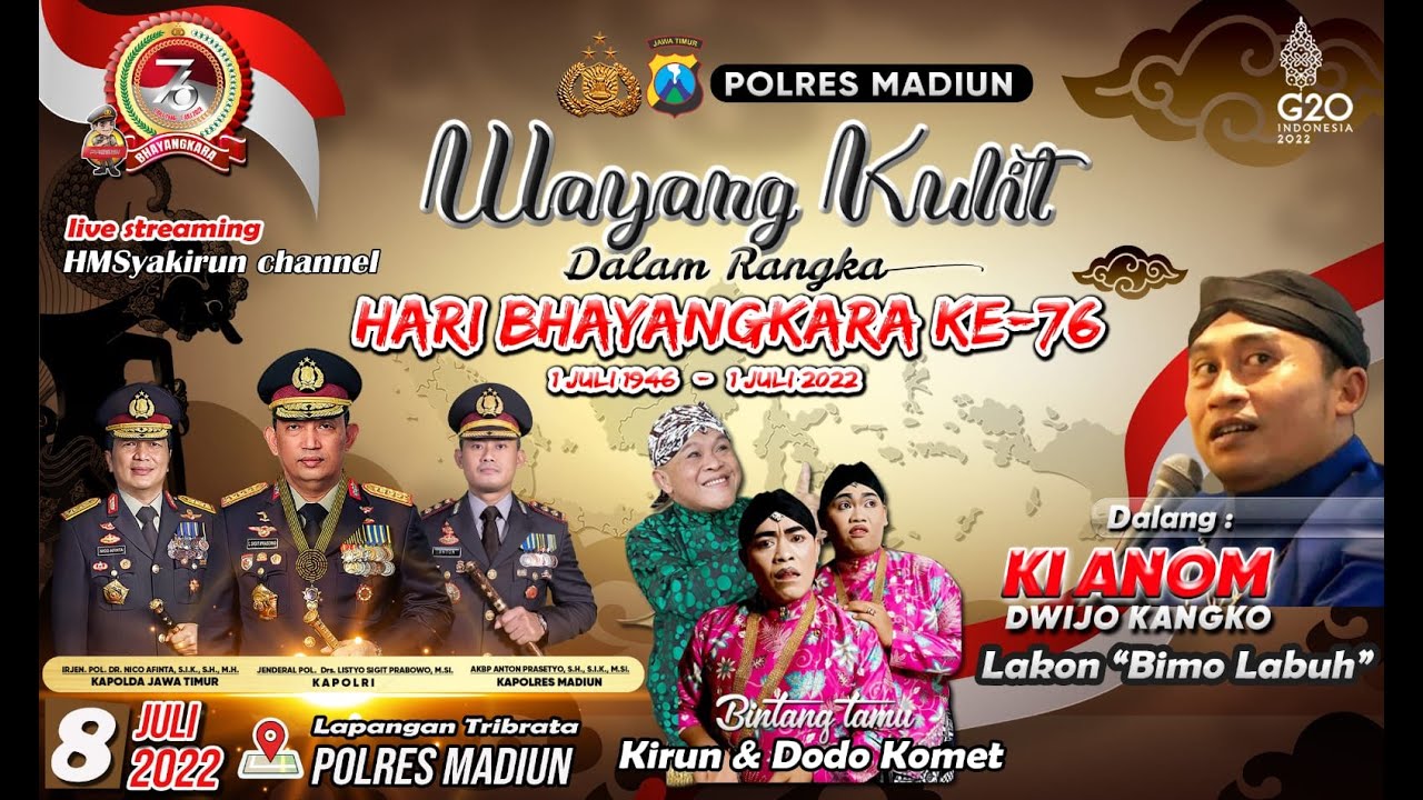 LIVE WAYANG  '' BIMA LABUH BANGSA 