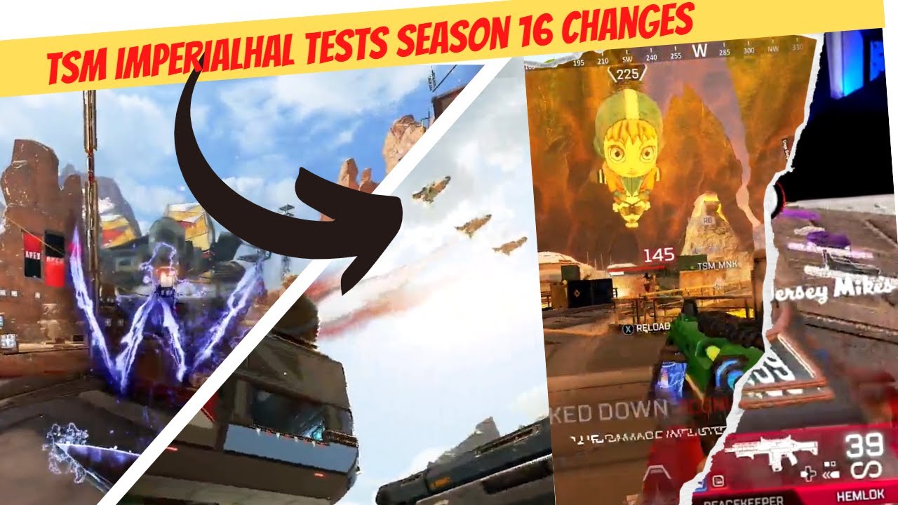 tsm imperialhal tests the CHANGES in SEASON 16 of Apex legends #apex # ...