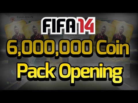 FIFA 14 | Ultimate Team 6,000,000 Coin Pack Opening