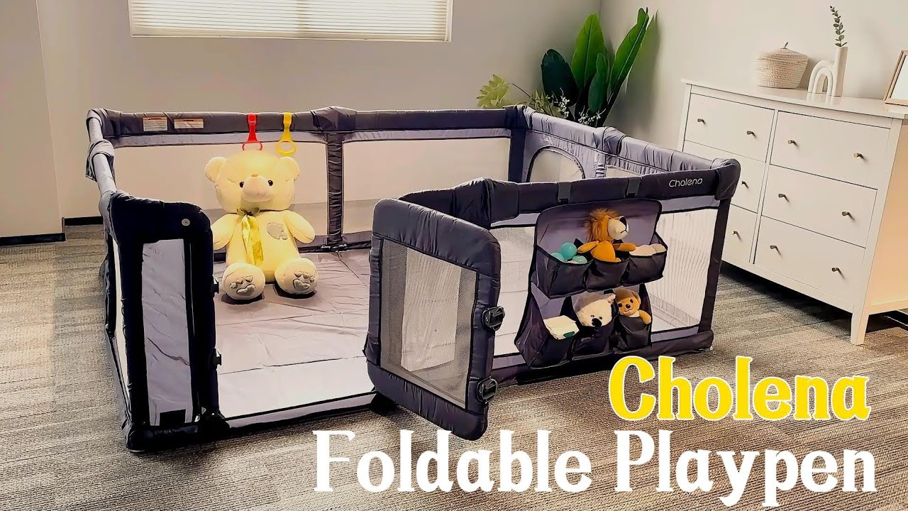 Cholena Harmony Series | Baby Playpen Installation Video| Foldable & Easy Storage