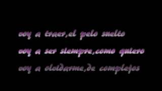 gloria trevi-pelo suelto{lyrics]letra