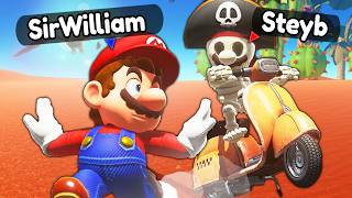 ¿Puedo completar mi speedrun de Mario Odyssey si ME PERSIGUE UN CAZADOR?! 💀 (con @Steyb_)