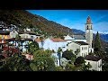 Drone Views of Switzerland in 4k: Ronco sopra Ascona