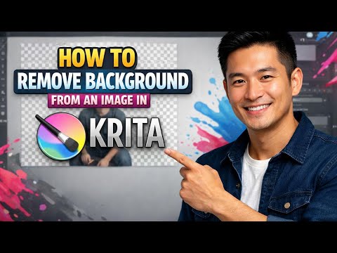 How to REMOVE BACKGROUND from an Image in Krita (Step by Step) 2026