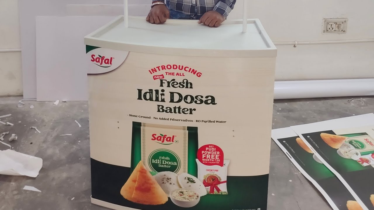 how to install promotional table