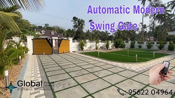 Swing Gate Automation at Sasthamcotta, Karunagappally | Remote Gate Automation | 📞9562204964