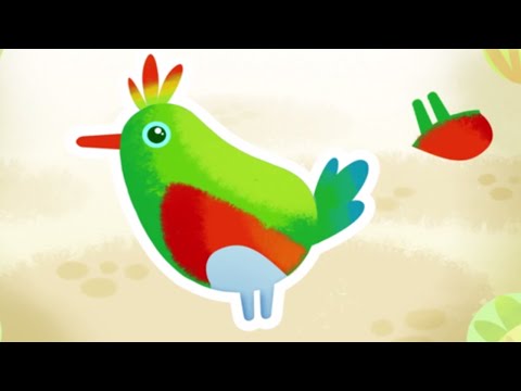 Развивающий мультик - Собираем силуэт - 1-я серия - Птички