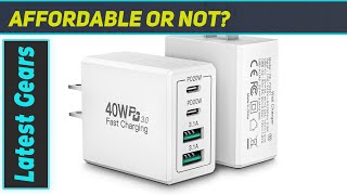 Yosou 40W 4-Port Usb C Wall Charger Review