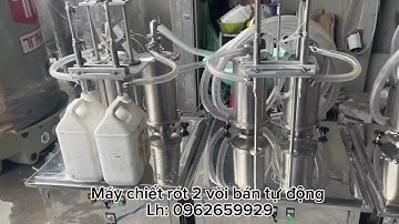 Máy Chiết Rót 2 Vòi Bán Tự Động