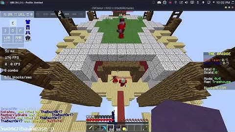 The Bridge Duels 4v4 w/ @Tazbeed | BLOCKSMC Bridge| Butterfly Clicking |