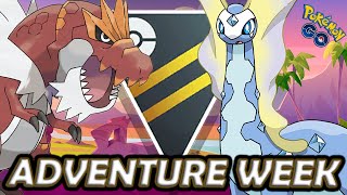 DOUBLE ADVENTURE WEEK POKEMON TEAM DOES SURPRISINGLY WELL in ULTRA LEAGUE GO BATTLES LEAGUE BATTLES