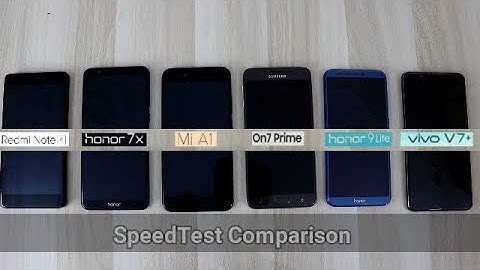 Honor 9 Lite Vs Honor 7x Vs Mi A1 Vs Redmi Note 4 Vs Samsung On7 Prime Vs Vivo V7 Plus SpeedTest Com