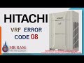 HITACHI VRF ERROR CODE-08