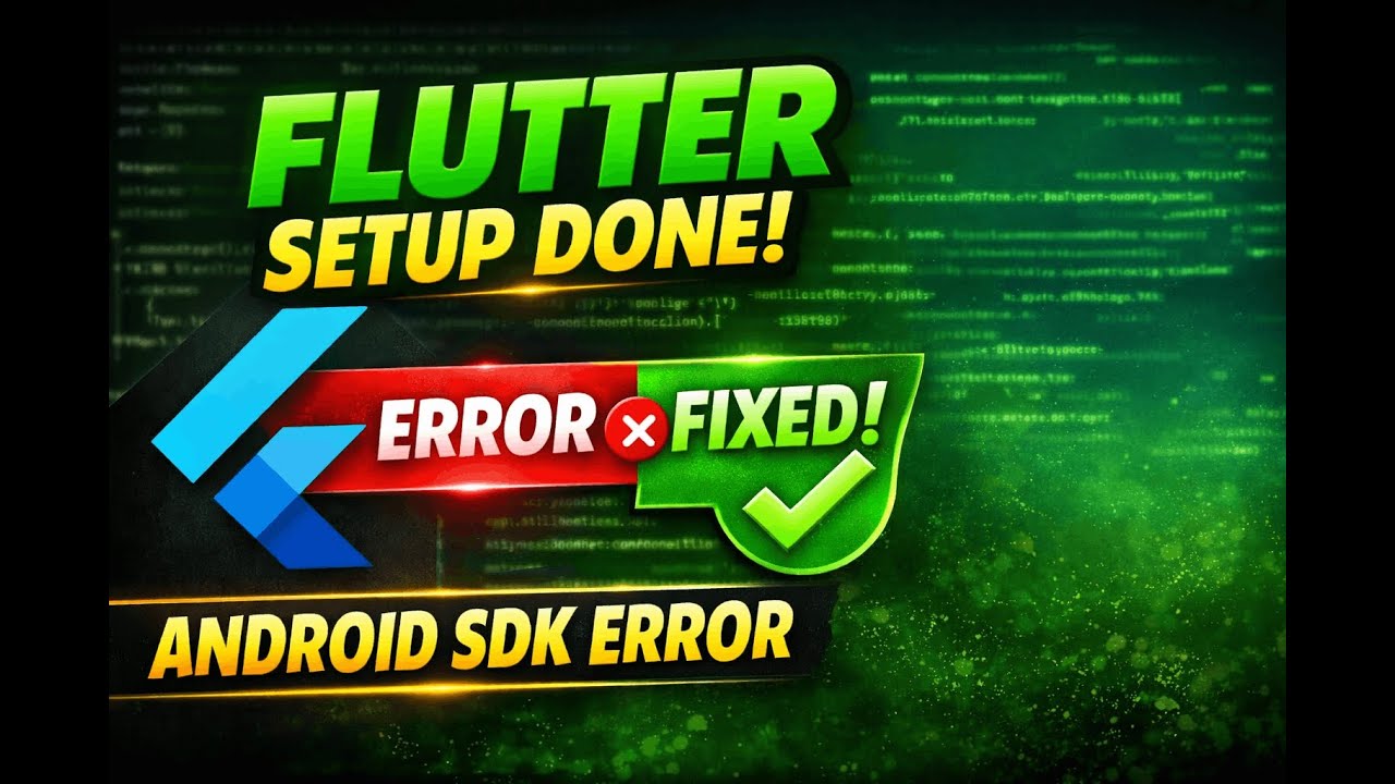 Flutter Complete Setup 2026 🔥 Beginner to Pro Installation | Android ...
