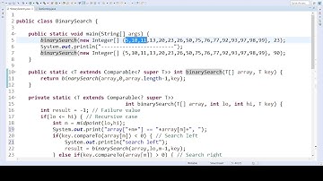 Binary Search 2: Recursive and Iterative Code