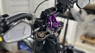 Surron Direct Stem Mount Install + Misc. Goodies!