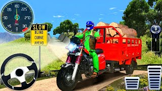 Loader Rickshaw Simulator Game | Deliver Cargo Offroad Driving 3D - Android Gameplay #1  screenshot 4