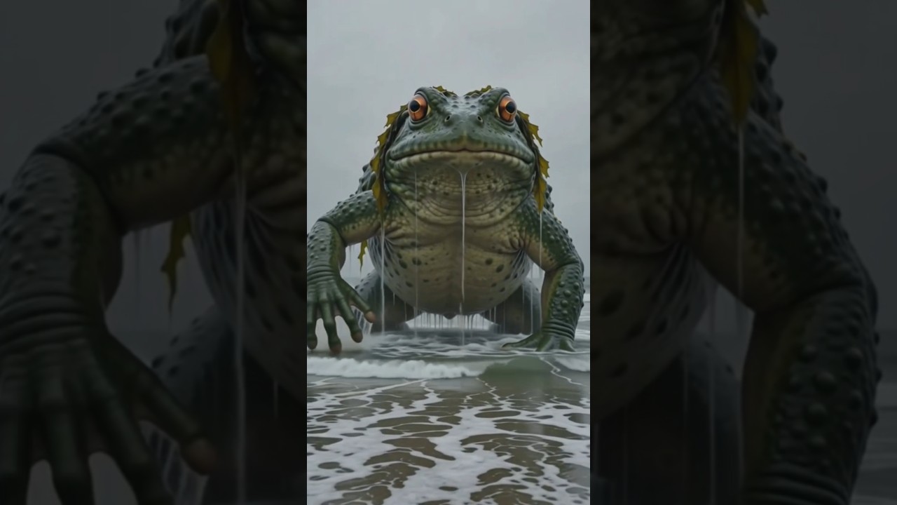 Nodi thake beriye elo monster frog 🐸#shorts #funny #sorts #viral