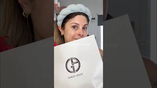Full face of Armani beauty 🥰 #shorts #armanibeauty #luxurymakeup