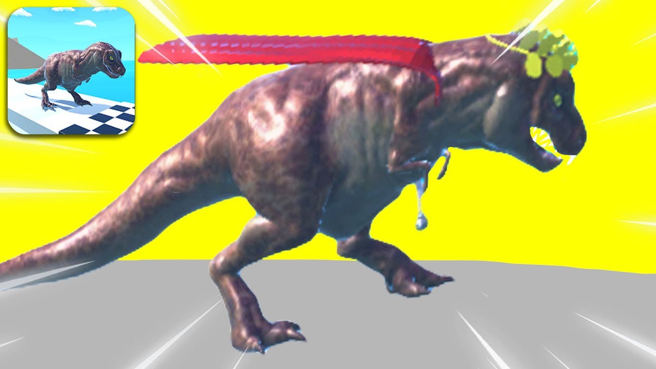 Dino Evolution Run 3D - Gameplay Walkthrough Levels 1-20 (iOS