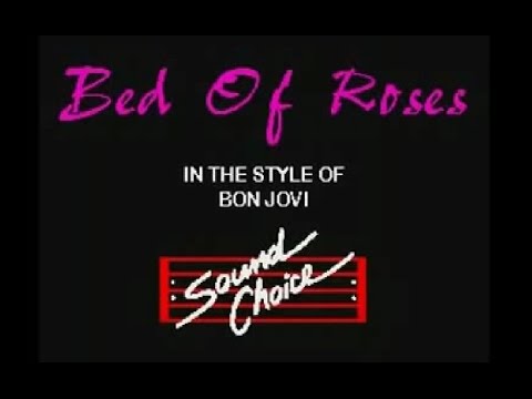 Bed Of Roses - Bon Jovi Karaoke - YouTube