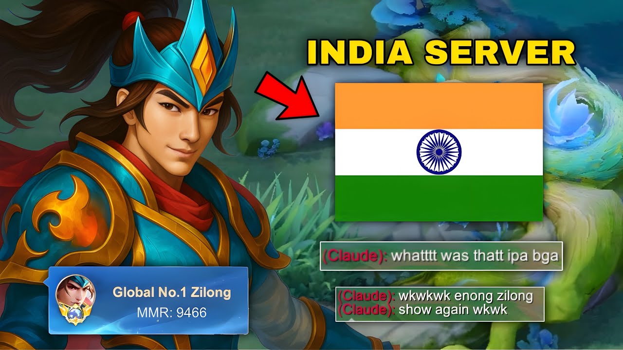 TOP 1 ZILONG ENTERS INDIA SERVER😳| What Happened Was INSANE!