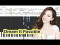 [Piano Tutorial] Dream It Possible (Huawei Consumer Brand Song) - Jane Zhang | 張靓穎