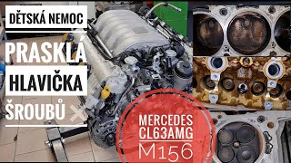 Oprava motoru #Mercedes #CL63AMG #M156