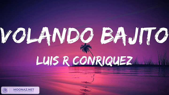 Luis R Conriquez - Volando Bajito ( Video Letras)