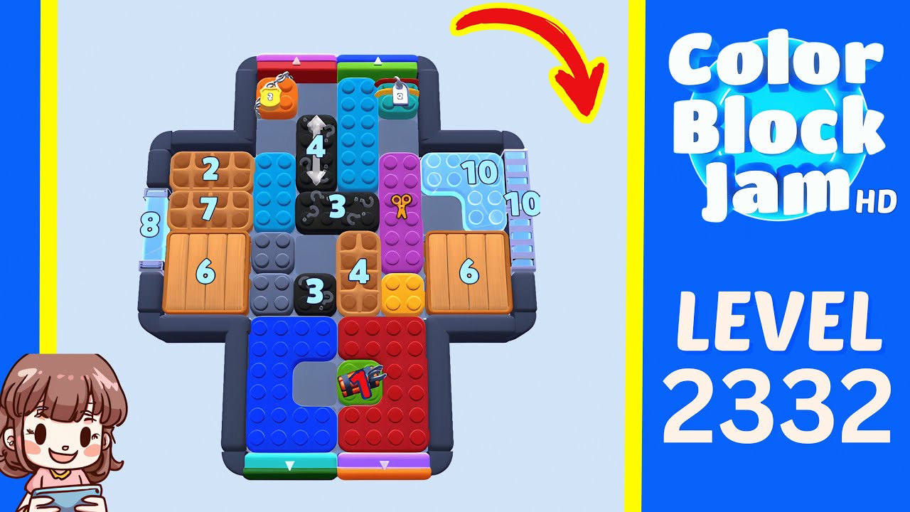 Color Block Jam Level 1423 (2332) Solution Walkthrough - YouTube