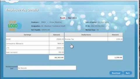 Reports & Pay Slips in Paybooks