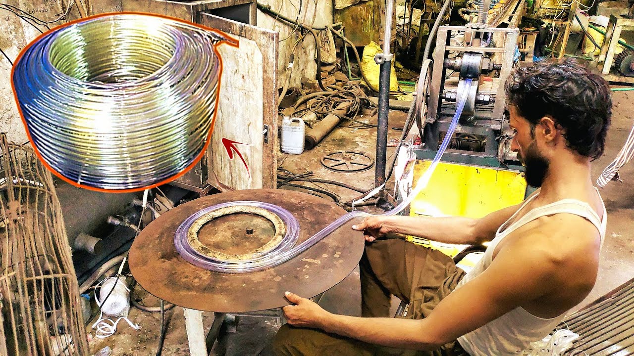 Garden Pipe Making Process - YouTube