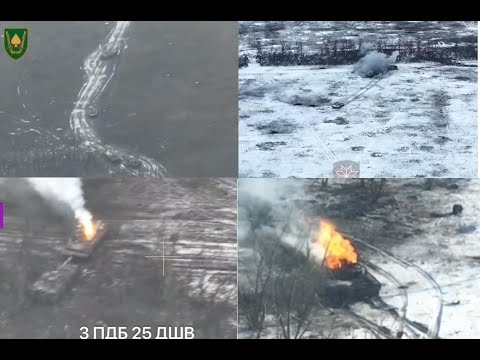 Nearly 30 Russian Vehicles Destroyed Near Terny in January: Before Leaving Russian Occupied Land!