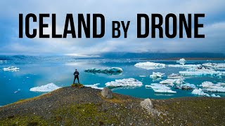 Flying a drone in Iceland