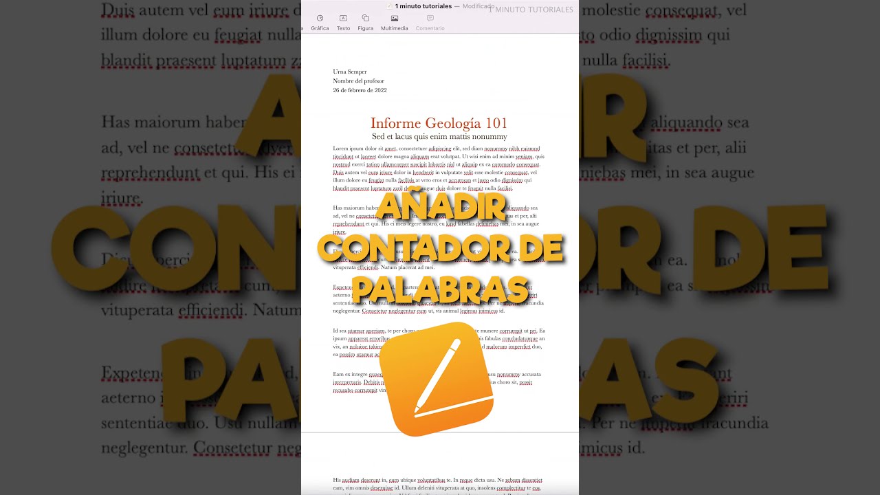 ¿Cómo contar palabras en un texto de Pagès?