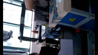 Book casing in machine and press creasing machine