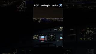 ✈️ Landing Into London! 🇬🇧 #flightsimulator #gaming