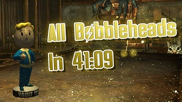 (World Record) Fallout 3: All Bobbleheads Speedrun in 41:09