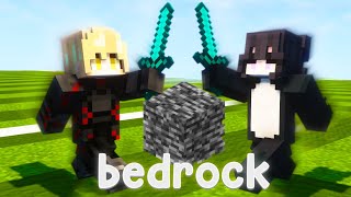 making fun of minecraft bedrock with sharpness